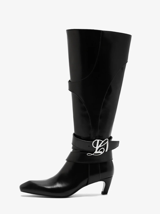 Luar Shoes - NIB! Luar Keyla Boot in Smooth Black Leather in size 37